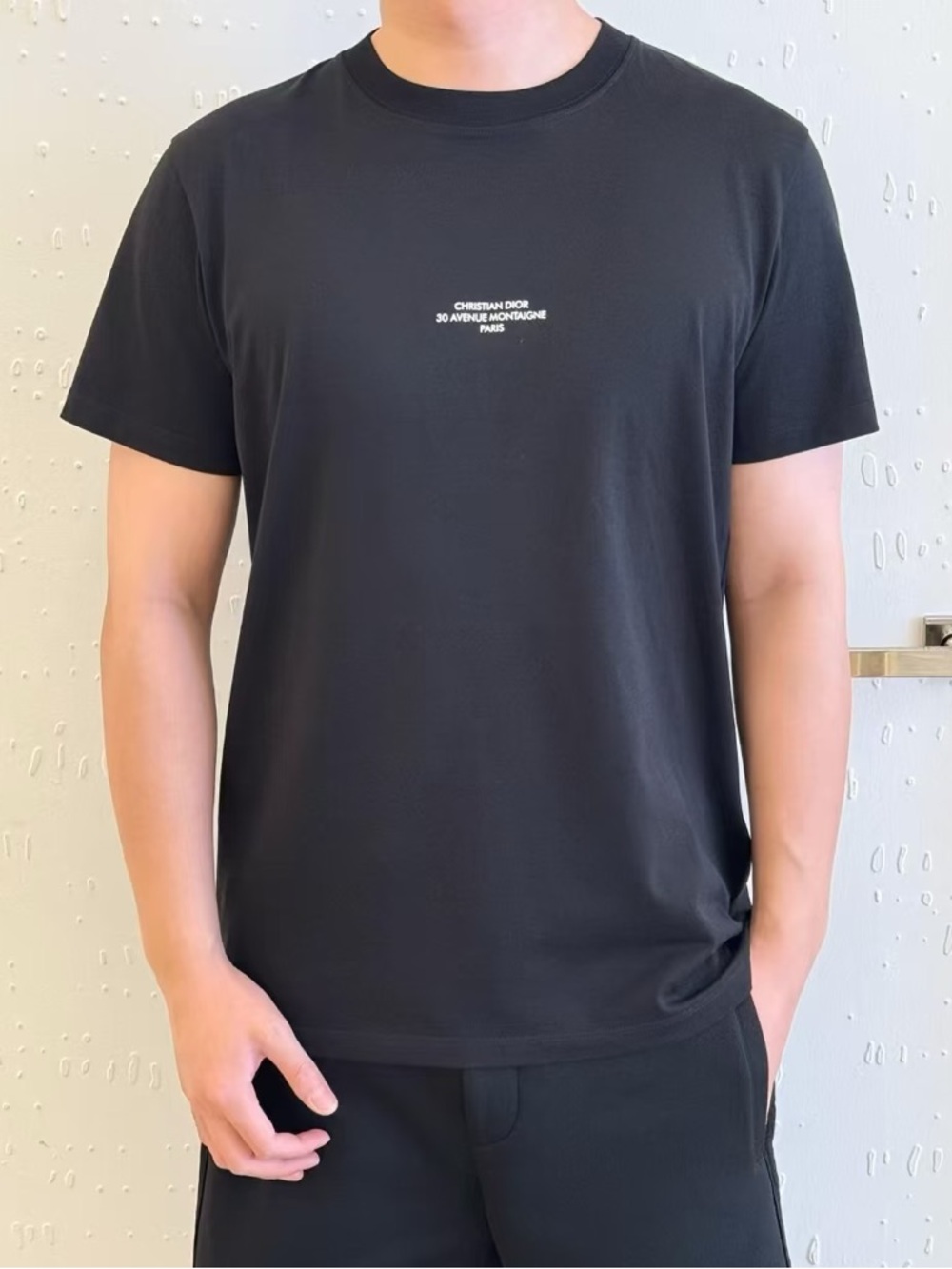 Dior Men‘s Montaigne T-Shirt (Mercerized Cotton Jersey) New w tag Size S GWP